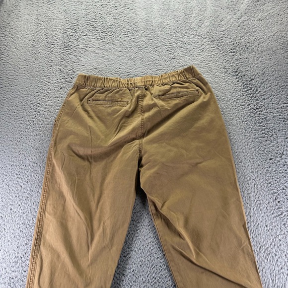 Old Navy Built-In Flex Pant Mens L Brown Jogger Tapered Leg Drawstring Workwear - Picture 5 of 9